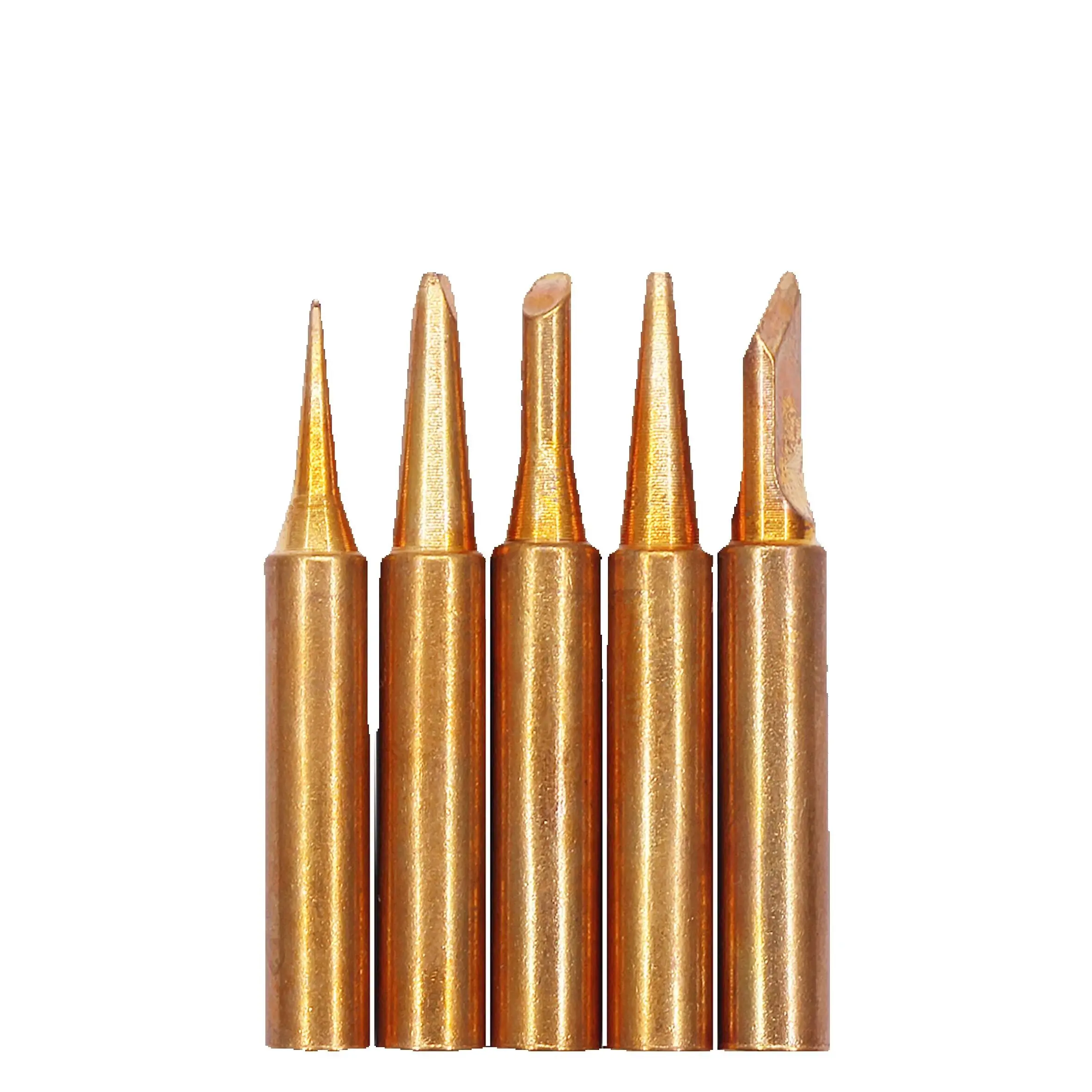 5PCS  I+B+K+2.4D+3C Soldering Iron Pure Copper 900M Soldering Iron Head Set Inside Hot Bare Copper Electric Soldering Iron Tip