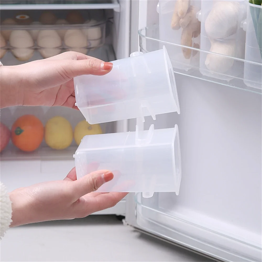 Storage Box Kitchen Fruit Vegetables Food Fridge Classification Organizer Rack Shelf Holder Refrigerator Special for Side Door