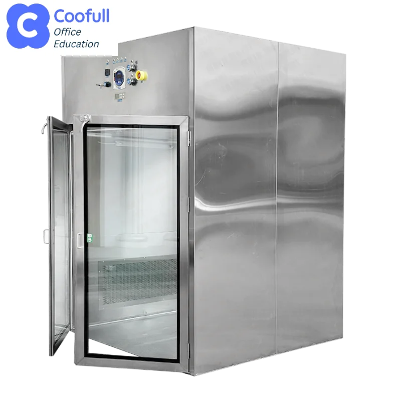 Biotechnology Grade Stainless Steel Pass Box with HEPA Filtration | GMP & ISO Certified | Customizable Design