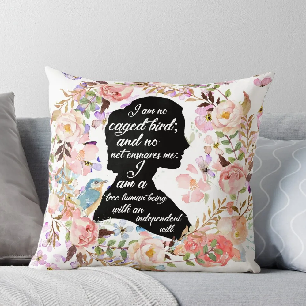 

Jane Eyre Quote Throw Pillow christmas decorations for home 2024 luxury sofa pillows