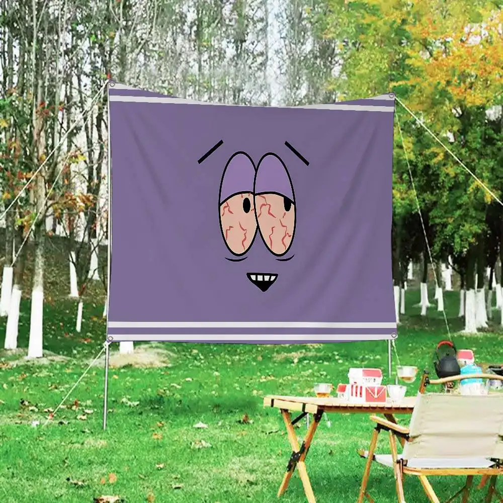 جنوب بارك منشفة أنيمي راية الفن الطباعة اليابانية جدار العلم أنيمي الجدار الشنق ديكور المنزل #2