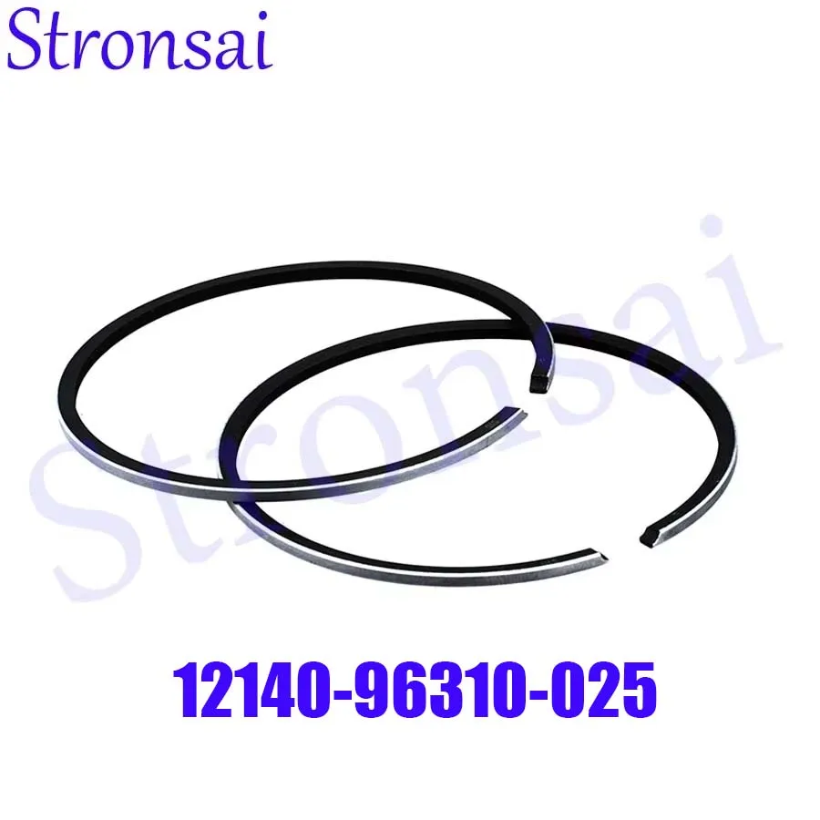 

12140-96310-025 Комплект поршневых колец +0,25 мм для подвесного двигателя SUZUKI 2T DT20 DT25 DT30 71,25 мм Детали лодочного двигателя