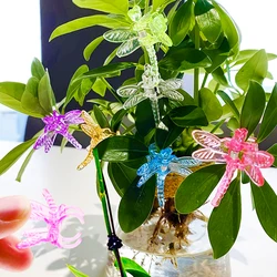 Dragonfly Clip Orchid Support Clip Vine Clip Plant Clip For flower support Orchid Vine (Mixed Colors)