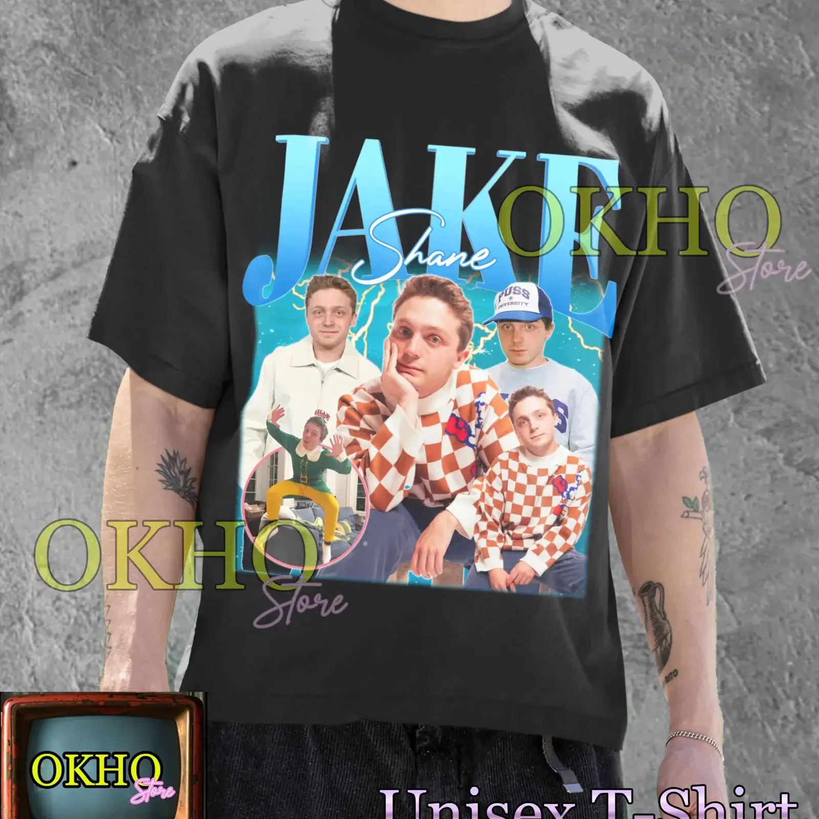 Jake Shane Meme T Shirt vintage Washed designer clothes Soft Stretched graphic Comfortable Top For Everyday Wear Versatile