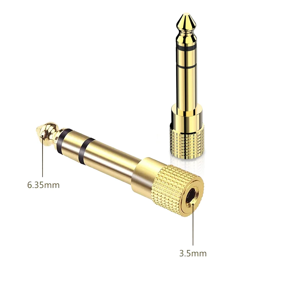 Audio adapter Connector Splitter 6.5MM Male Jack Stereo to 3.5MM, Type-C OTG USB ,fro audio Microphone Guitar Recording phone