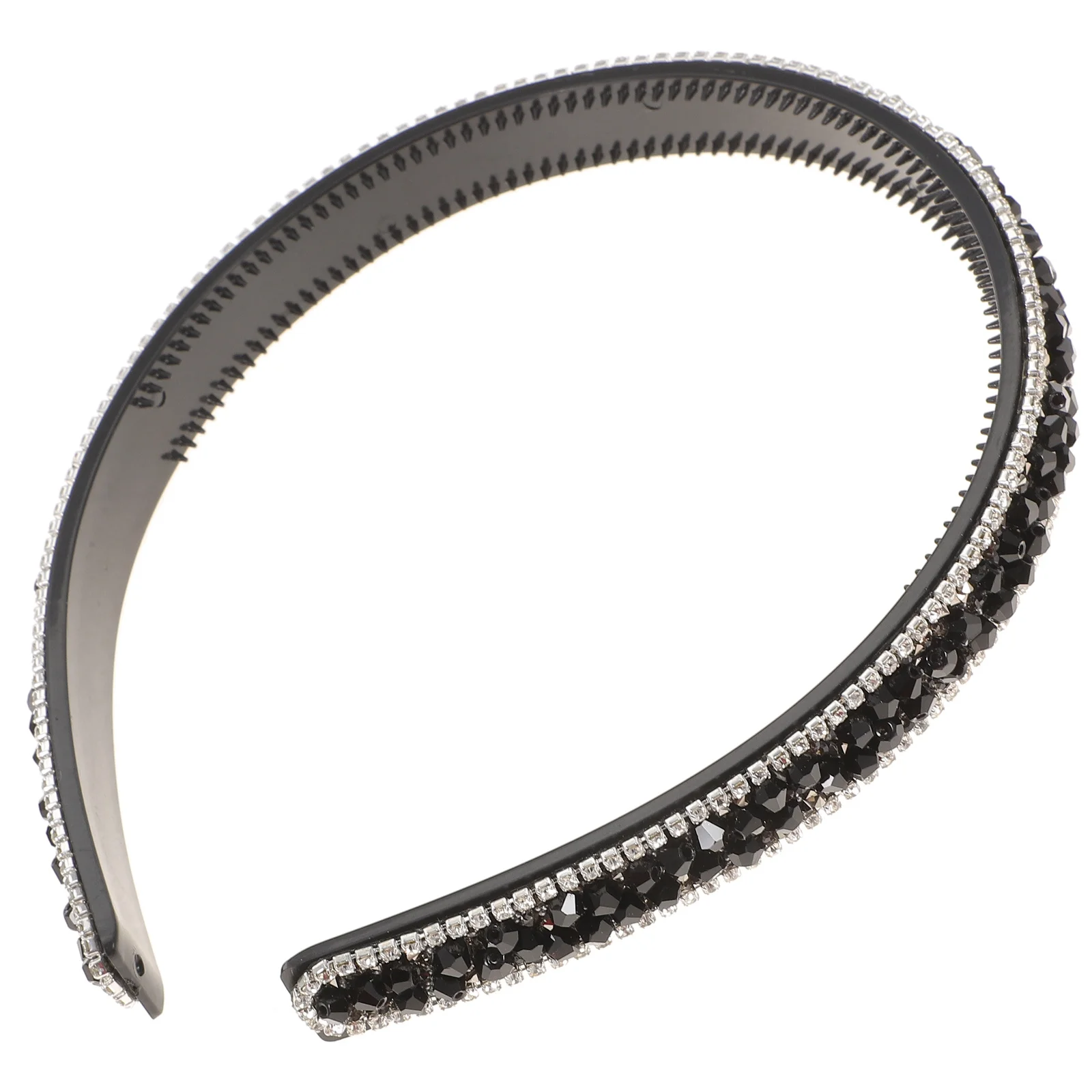 

Glitter Rhinestone Headband Women Band Bridal Headpiece Elegant Decorative Hairband For Party Shower