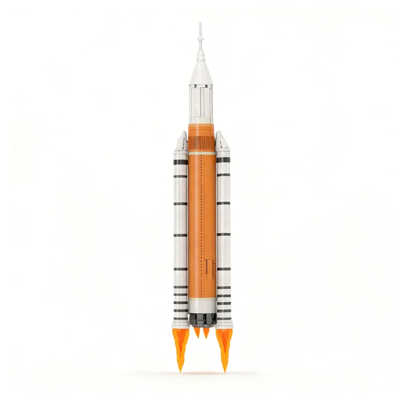 3112pcs MOC NASAS Space Launch System Project Artemis Model Building Blocks Construction Assemble Brick Art Education Display