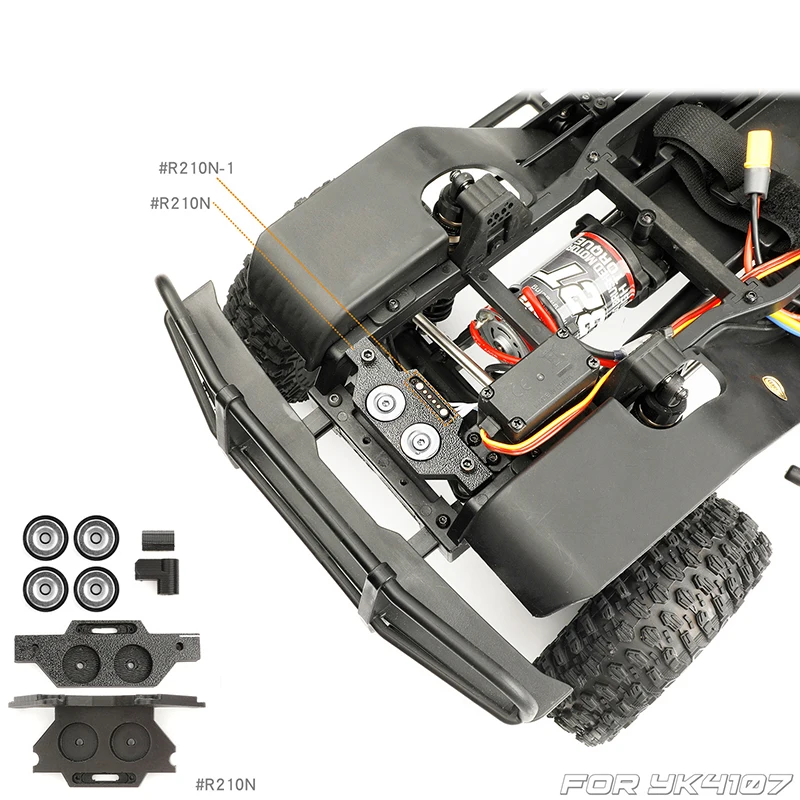 

Quick Disassembly of Car Shell Buckle Magnetic Car Shell Column Second Opening Knob Switch for 1/10 RC Crawler Car Traxxa YK4107