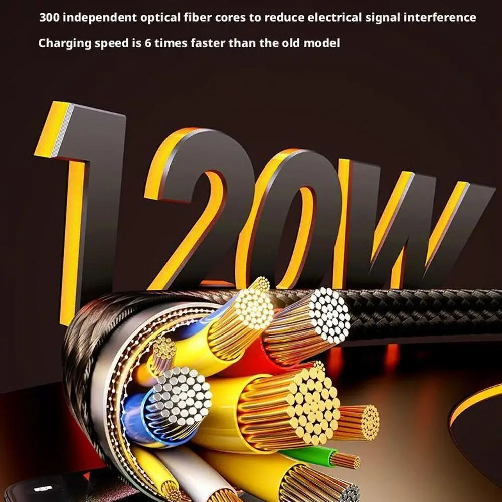 PD120W 6A Кабель для передачи данных в оплетке Кабель для быстрой зарядки данных USB-кабель типа C с цифровым дисплеем для Xiaomi для Samsung
