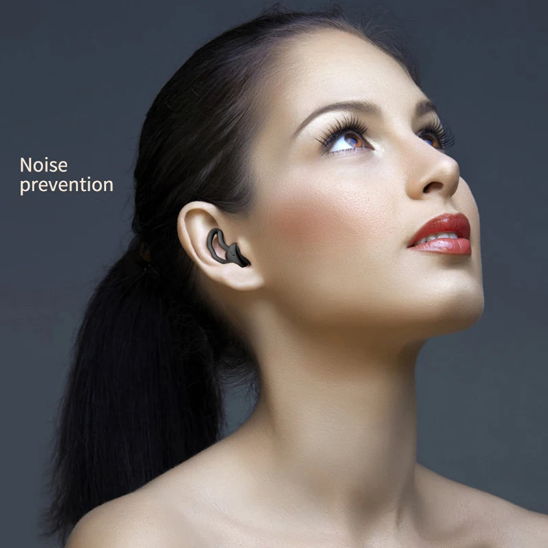 ✉1Pair Soft Silicone Earplugs Noise Reduction Ear Plugs for Travel Study Sleep
