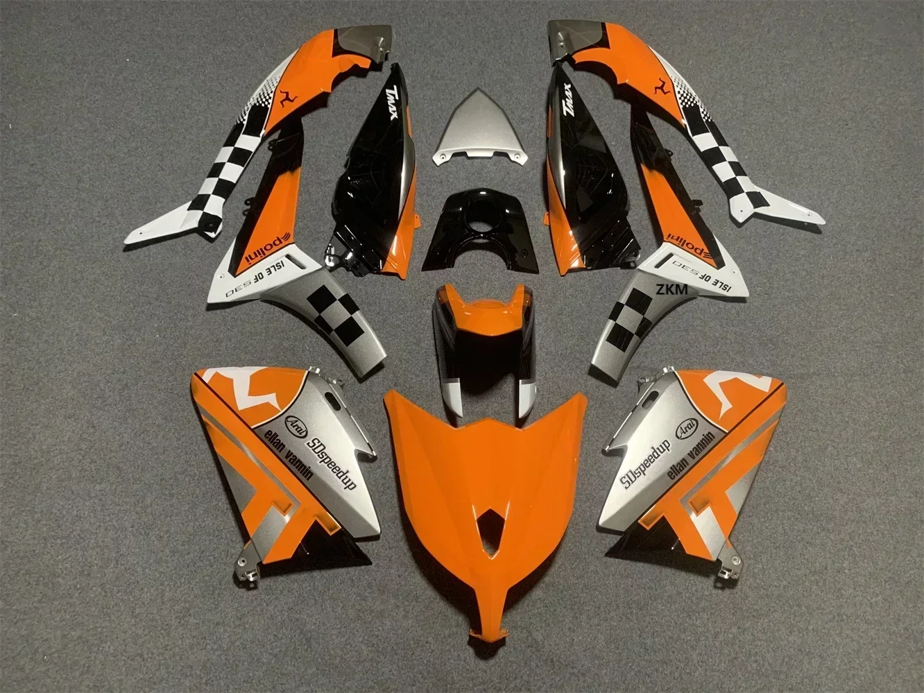 

FOR TMAX530 Tmax 530 2012 2013 2014 Motorcycle ABS Fairing Body Kit T-MAX 560 12 13 14 New orange Fairing