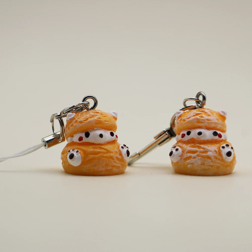 Kawaii أنيمي الهاتف Charms قلادة لطيف المفاتيح حالات آيفون 16 برو ماكس Airpods سماعات ثلاثية الأبعاد كول Ins كوريا جديد حبل الحبل