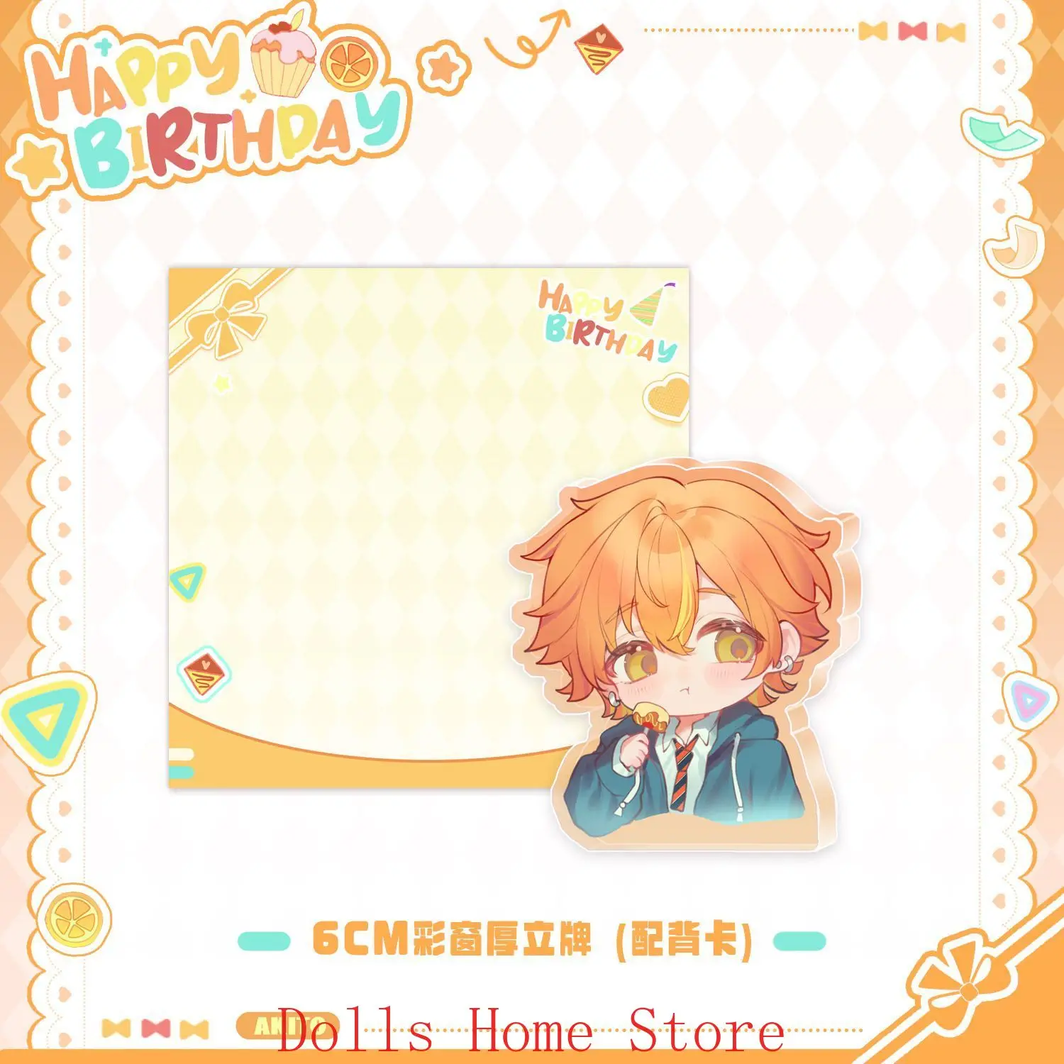 Anime Project Sekai Shinonome Akito‌ Acrylic Stand Model Plate Desk Colored Paper Badge Brooch Cartoon Figure Badges view 5