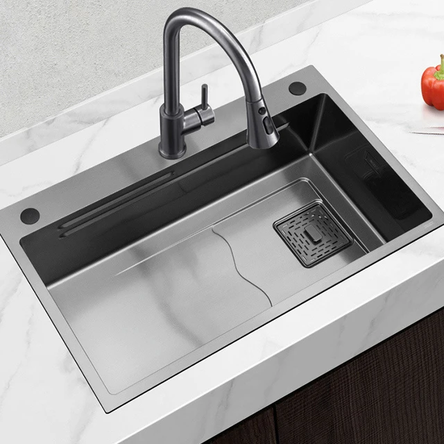 Kitchen Stainless Steel Multifunctional Multifunction Bathroom Sinks Sink with Dishwasher Smart Sink Kitchen