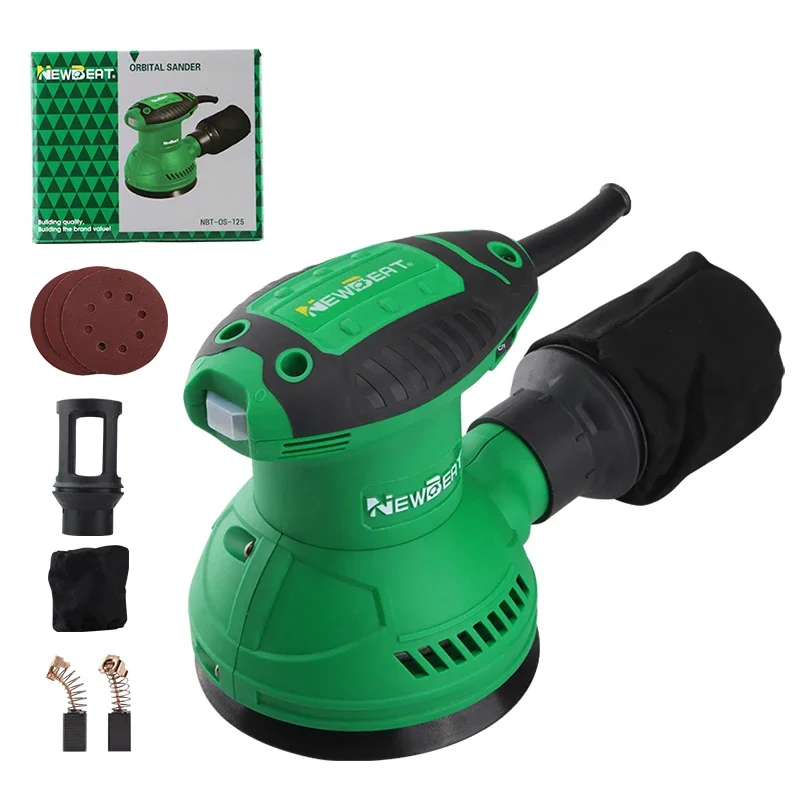 Newbeat Portable Corded Powerful 320W Polisher Sanders for Wall Electric Random Orbital Sander Machine