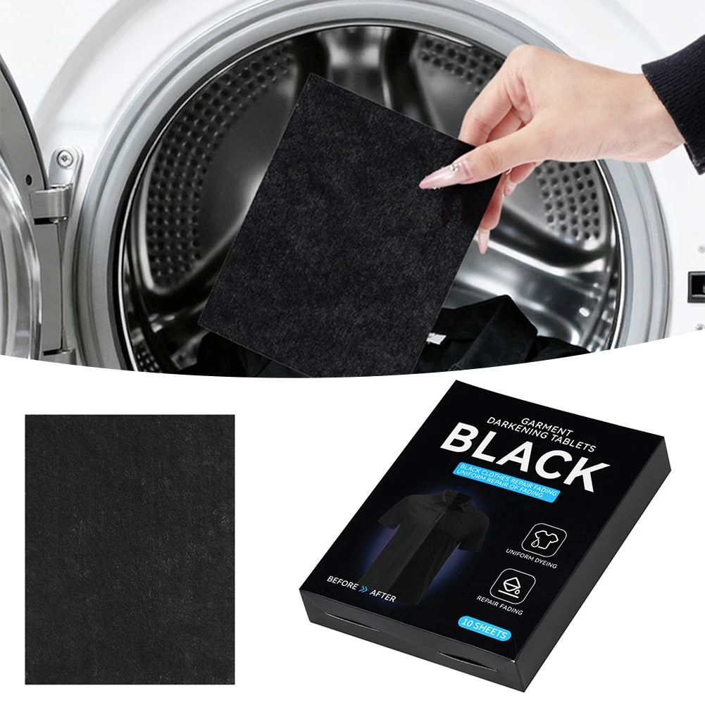 Garment Darkening Tablets Clothing Dyes Sheets Anti-Fading Color Fixing Professional Cloth Repair Sheets