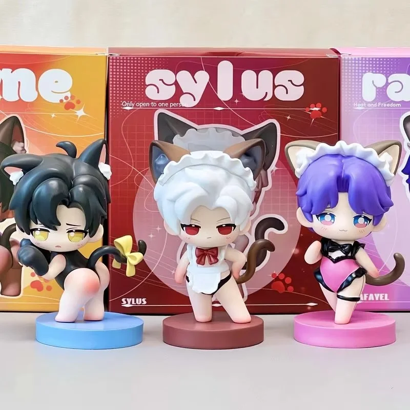 

In Stock Love And Deepspace‌ Game Anime Q Version Rafayel Zayne Aster Sylus Figure Model Blind Box Collect Ornament Girl Gifts