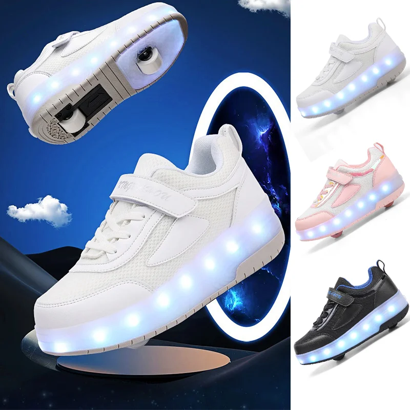 kids-2-wheel-speed-roller-skates-shoes-for-boys-and-girls-led-roller-skates-for-children's-racing-ice-skating-sneaker-with-wheel