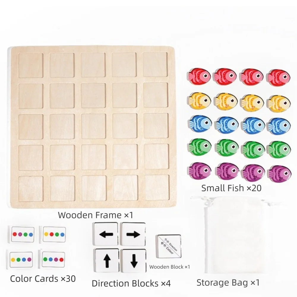 New Wooden Logical Thinking Training Toy Colorful Gift Educational Table Games Montessori Toys Early Childhood Education