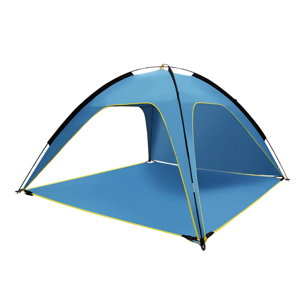 

Quick Open Sunscreen Tent Durable Lightweight Ventilated Camping Tarp Beach Shelter Spacious Outdoor Tent Foldable Dome