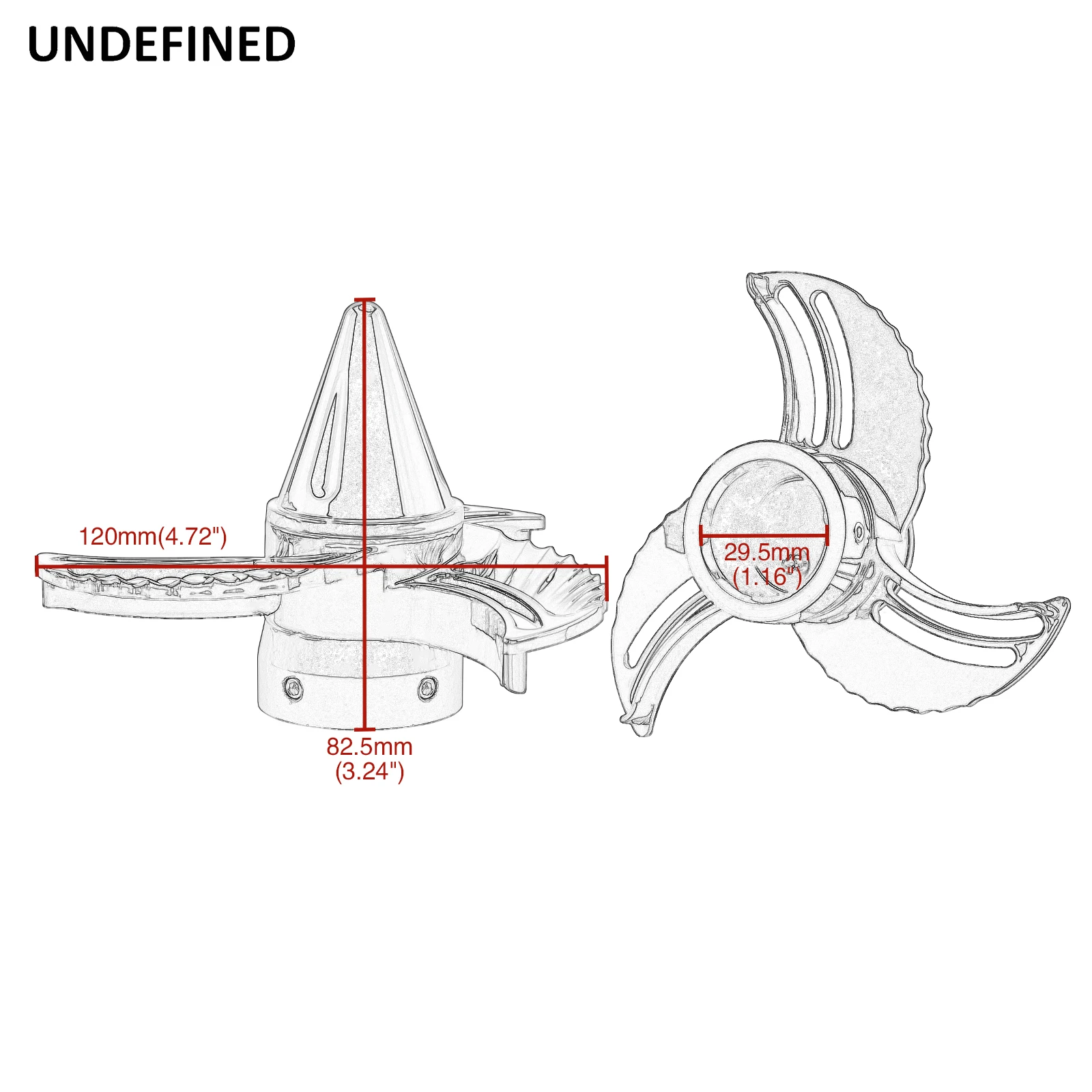Skull Spun Blade Spinning Axle Caps For Harley Touring Road King