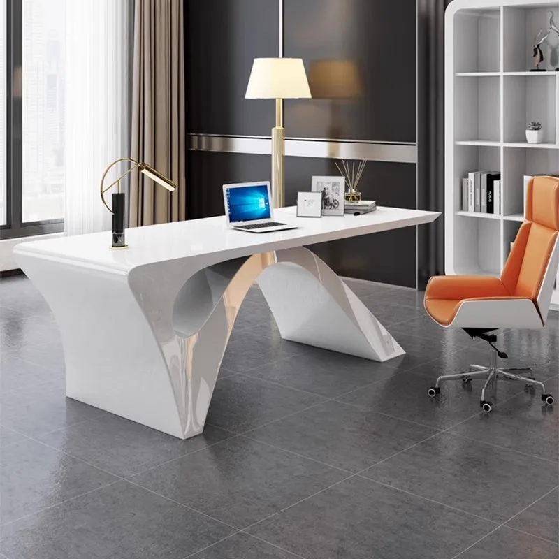 Luxury Minimalist Computer Desks Interior Conference Gaming Office Table Seating Desktop Escritorio Oficina Office Furniture