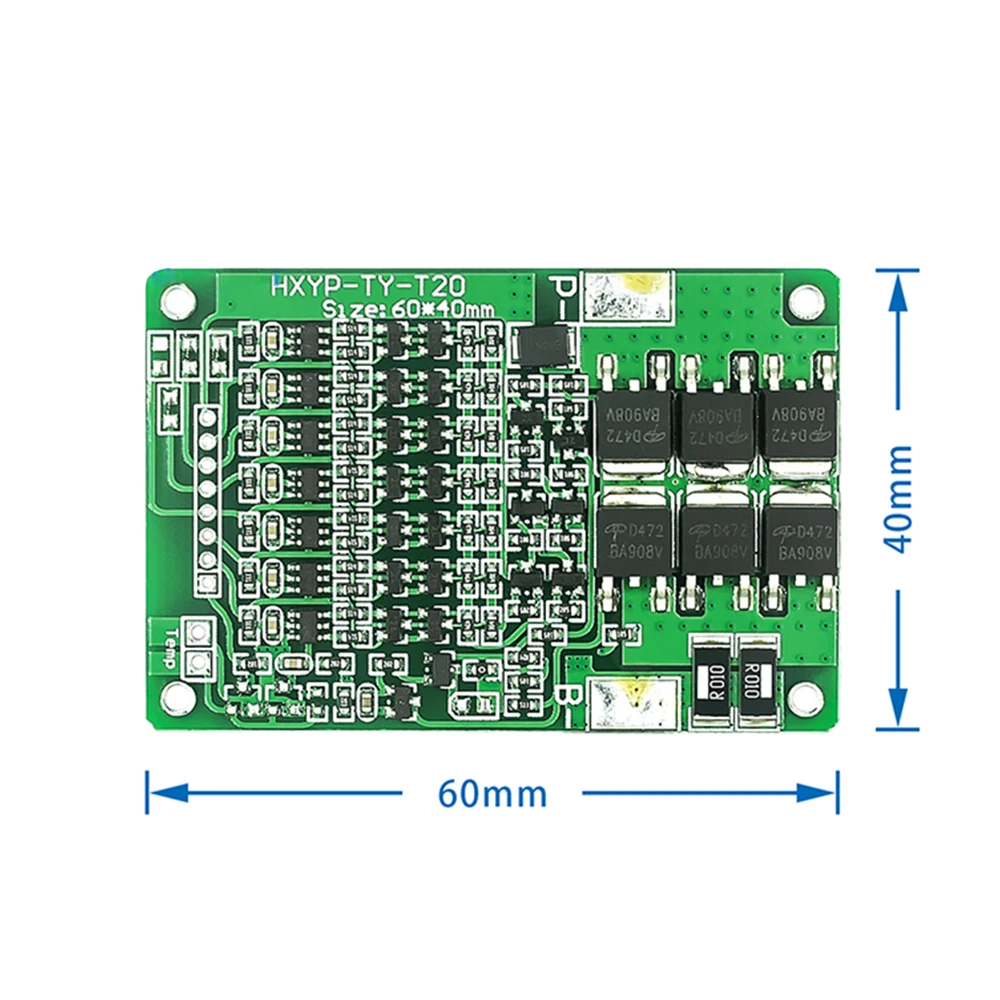 7S 29.4V 15A BMS Lithium Battery Protection Board Charger Module with Balance for 18650 Li-ion Lithium Battery