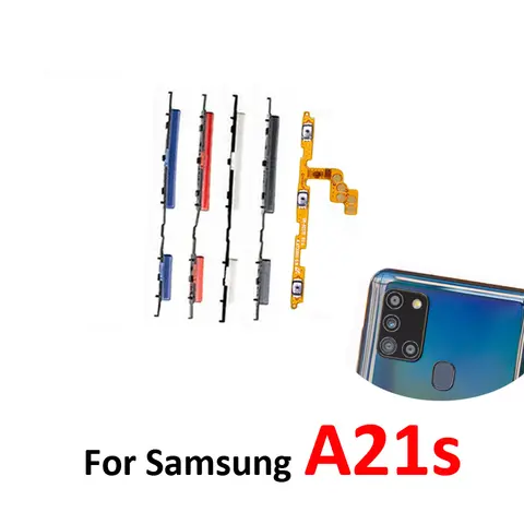For Samsung Galaxy A21s A217 A217F A217M A217N Phone New Power Volume Button On Off Up Down Control Key Internal Flex Cable Part