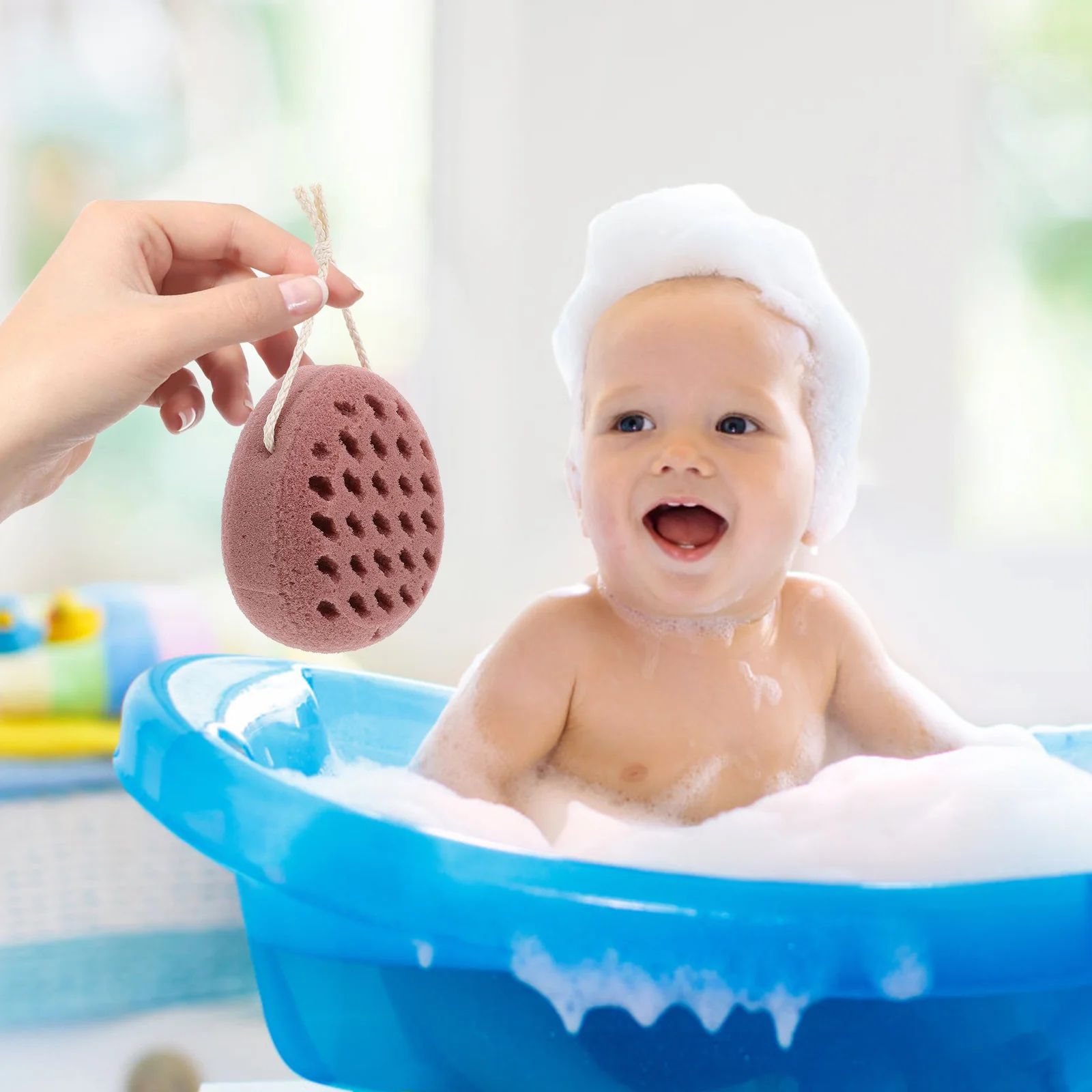 

2 pcs Children Bath Ball Sponge Soft Loofah For Bathing Small Size Travel Girl Kids Shower Body Scrubber Bath Tools