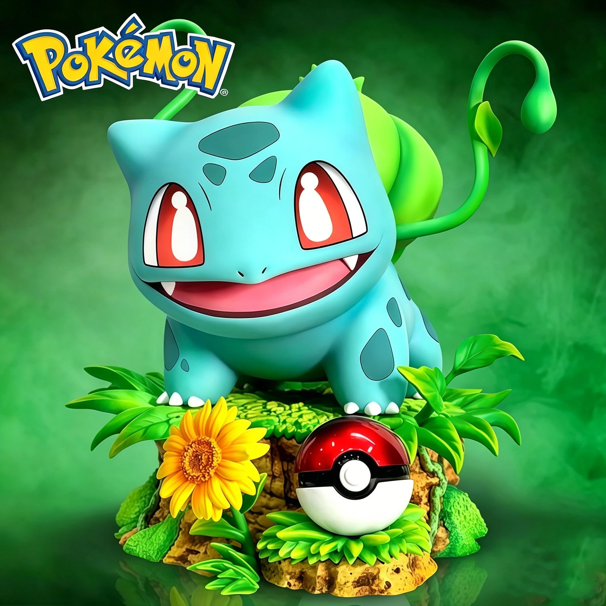 Anime Pokemon Figure Bulbasaur Action Figures 10cm PVC Action Figures Collection Model Toys Gifts