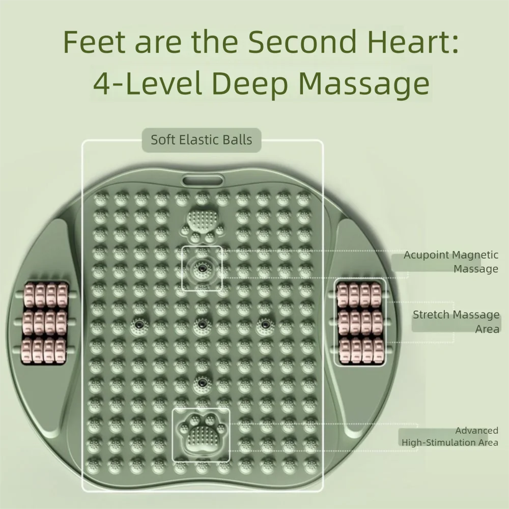 

Acupressure Foot Massage Pad Imitation Goose Stone Road Roller Health Walk Pad Pressure Relief Cat Paw Foot Pressure Board Home