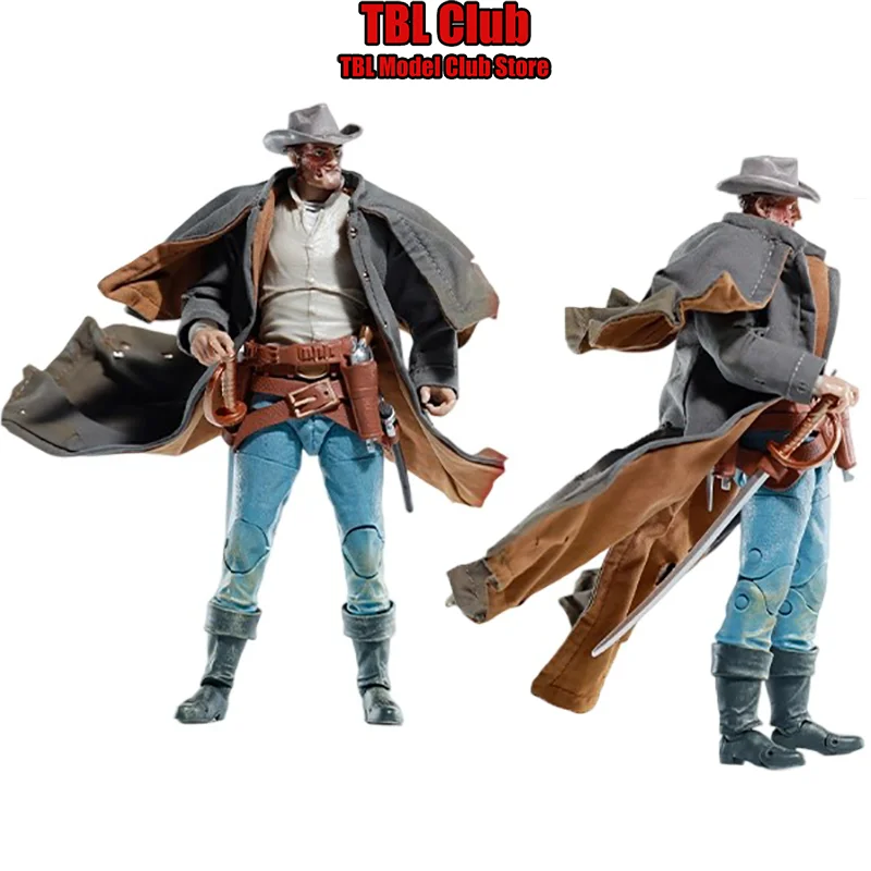 

Мужская одежда в масштабе 1/12, пальто Western Bounty Hunter Jonah Hex, боевой эксперт с голой рукой для MC, 7-дюймовая экшн-фигурка солдата