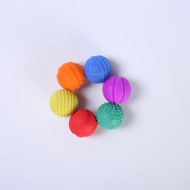 Jouets sensoriels boules sensorielles magnétiques Silicone texturé soulagement du Stress jouet balles élastiques magnétiques en Silicone