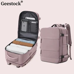 Geestock Travel Backpack Ryanair 40×20×25 Suitcase Trip Cabin Bag Travel Laptop Backpack Large-Capacity Carry On Luggage Mochila