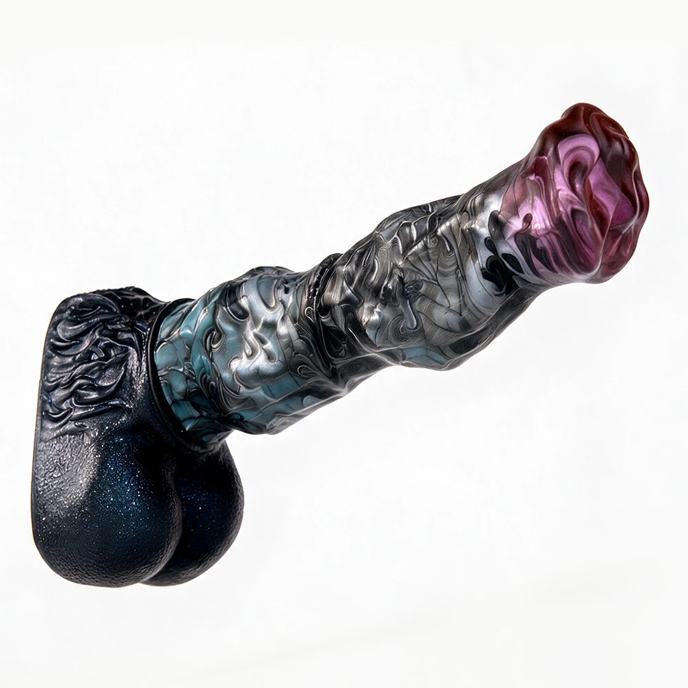 YOCY Knot Horse Dildo Soft Silicone Animal Penis Sexual Fantasy Female Vaginal Masturbation Toys Anal Plug Adults Sex Toys