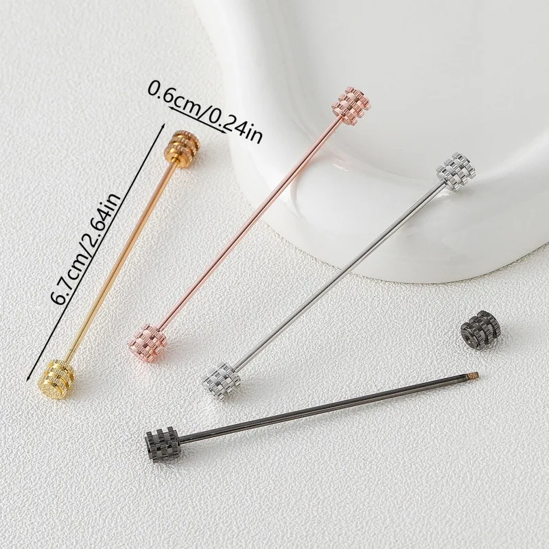 الراقية الرجال طوق إبرة دوامة مشبك للرجال قميص الحد الأدنى هدايا الزفاف هدية رجل الأصفاد الموضة #5