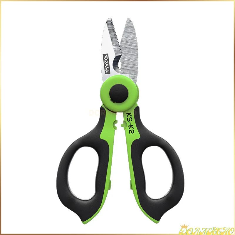 

TAWAA KS-K2 Kevlar Scissors Fiber Optic Cut Tools Serrated Blade Fit For Ethernet Splice Fiber Optic Tool