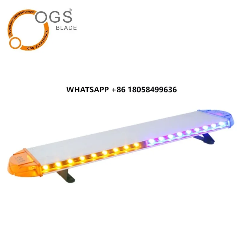 

OGS Electronic 3W Power LED Lightbar for Emergency Vehicles Ambulance Fire Truck Firefighter Car Light Accessory