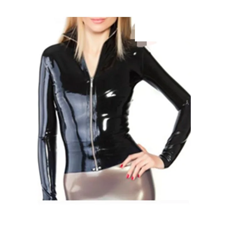 Latex Costumes Women shirt top Exotic Tight Customization Natural Handmade outfit