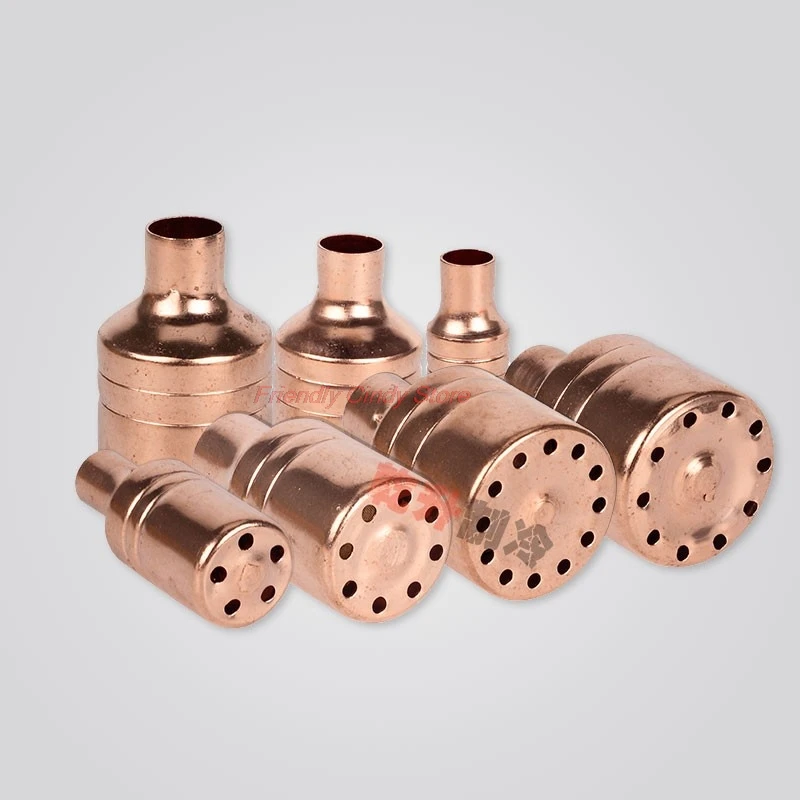 1pc Air Conditioning Refrigeration Capillary Liquid Separator Head Diverter Connector Brass Adapters 4-12 Hole 9.52/12.7/16mm ID