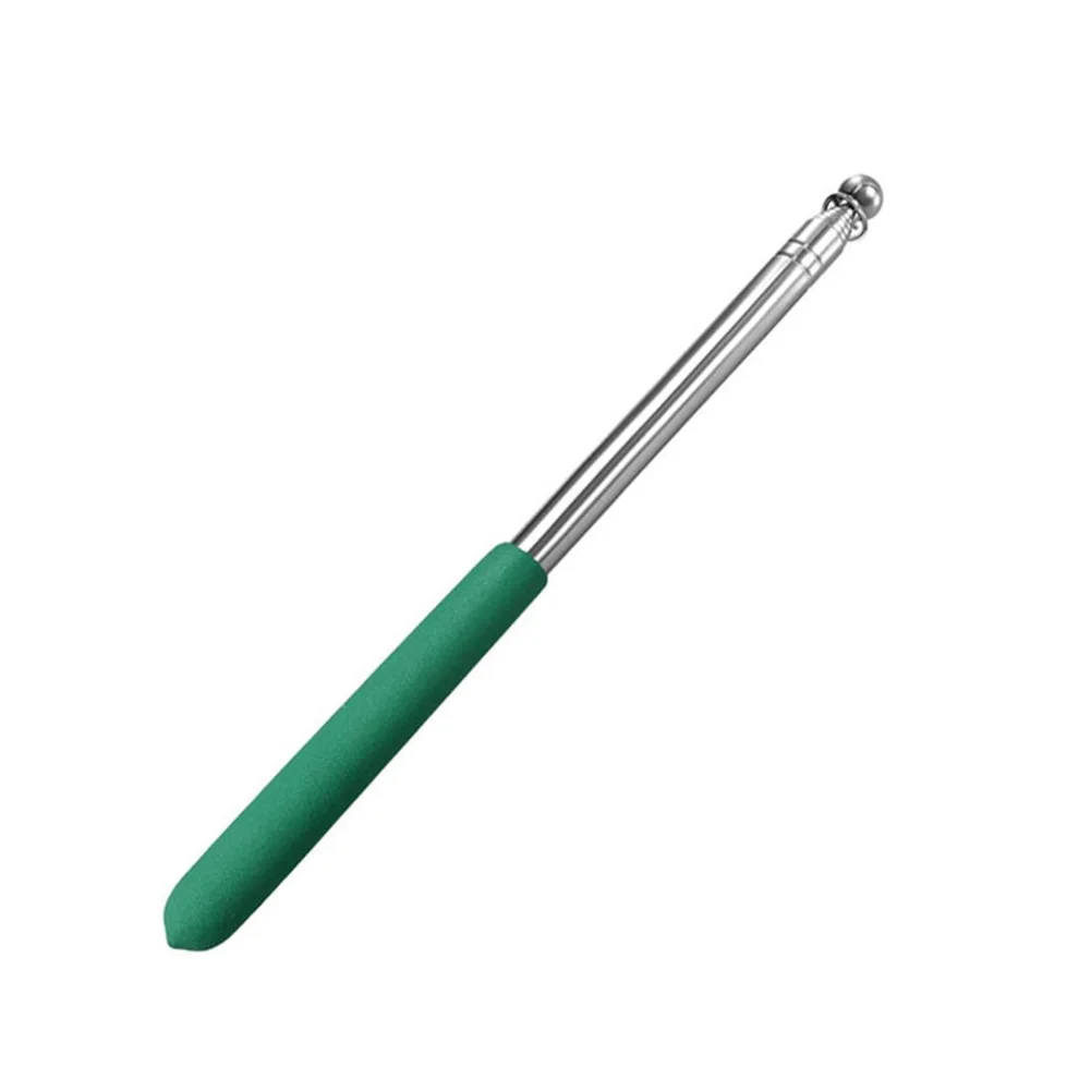 BANDEIRA Pólo Portátil Jardim Sala de Aulas TELESCÓPICO WINDSOCK EXTENDÁVEL Secador de Cabelo Aço Inoxidável Resistente Portátil