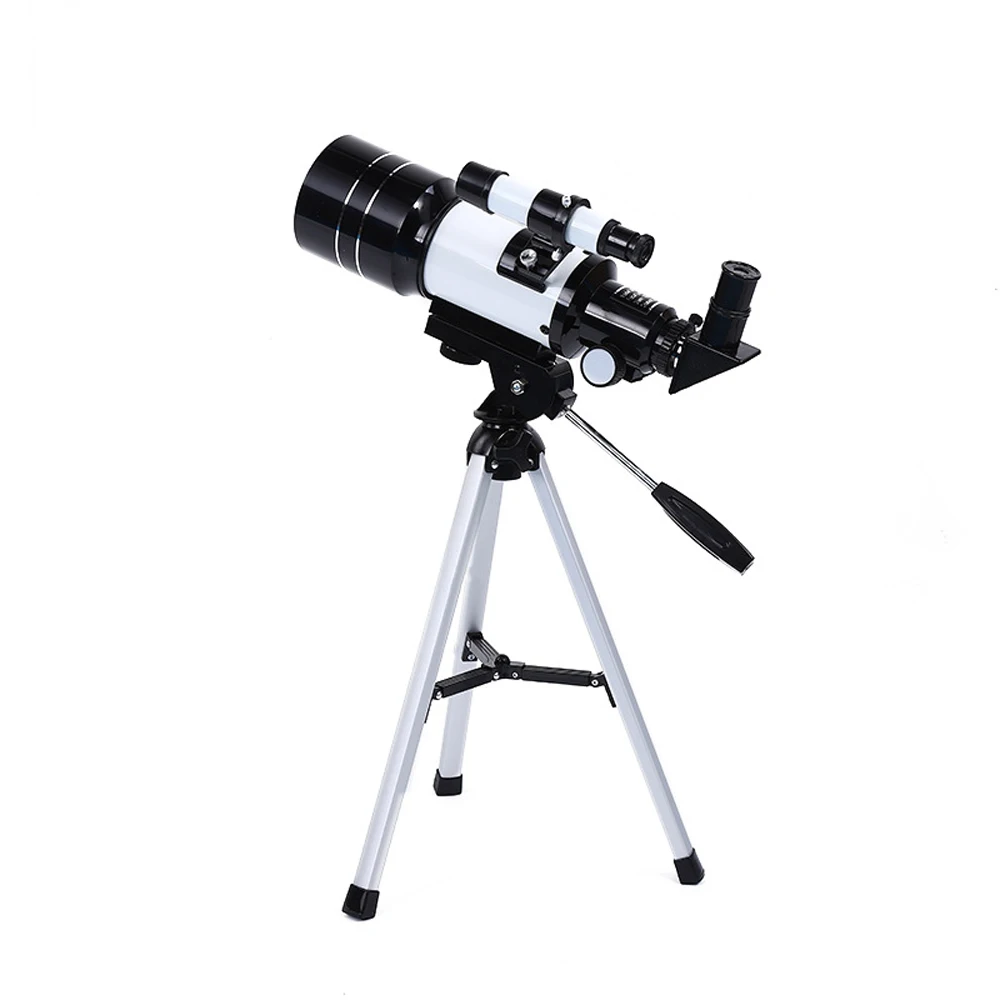 Telescope High Clear Astronomical Refracting Telescope Stargazing Telescope Compact Tripod Watching Monocular for Child Beginner