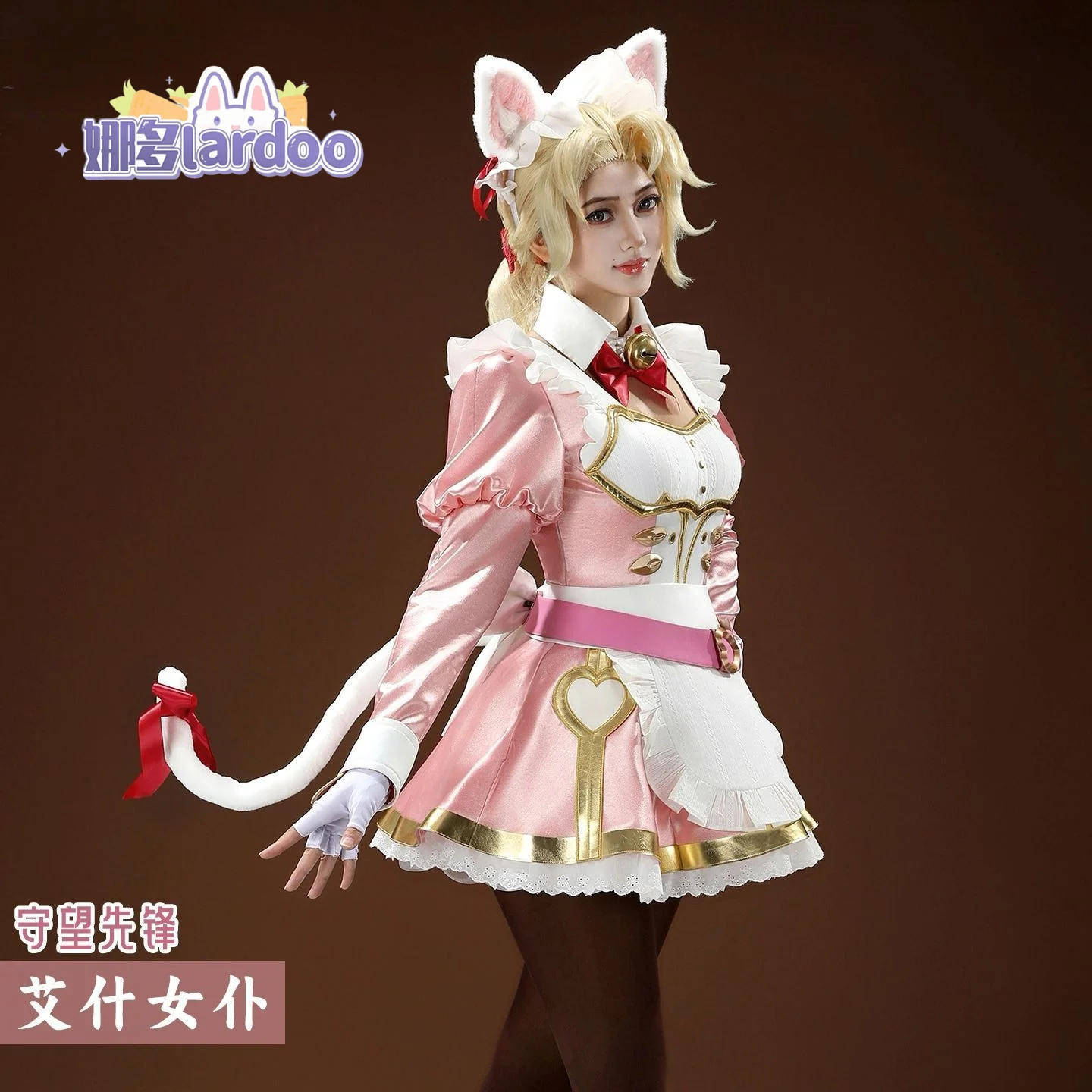 Game Overwatch Ashe maid Cosplay Costume Uniform Halloween Party for Women Men Carnival Props