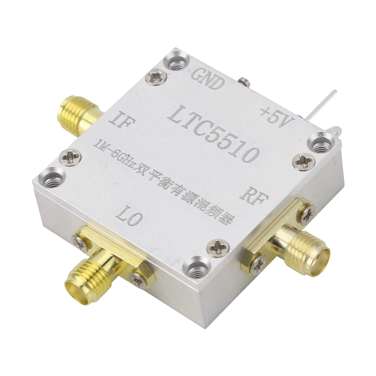 

LTC5510 Wideband Active Mixer 100mA 1MHz-6GHz High Linearity r f Accessory with SMA Female Connector