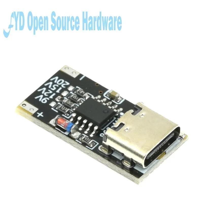 USB-C PD Trigger Board Module PD/QC Decoy Board Fast Charge USB Type-c to High Speed Charger Power Delivery 9V 12V 15V 20V