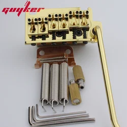 Guyker Gold Non-locking 2 Point Guitar Tremolo Bridge String Spacing 10.8MM With Tremolo System Saddle And Brass Block