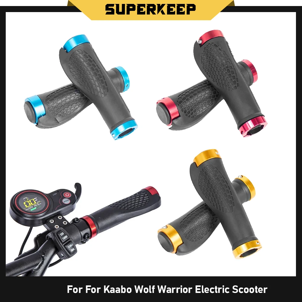 Elektroroller Modifizierte Lenkerabdeckung Gummi Anti-Rutsch für Kaabo Wolf Warrior für Wolf King für Wolf X Lenkergriffe Teile