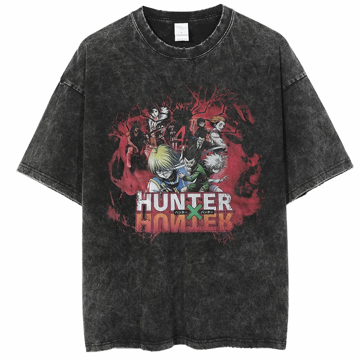 New Hip-hop Oversize Water Restoring Ancient Ways Do Old Anime Short Sleeve T-shirt Hunter X Hunter