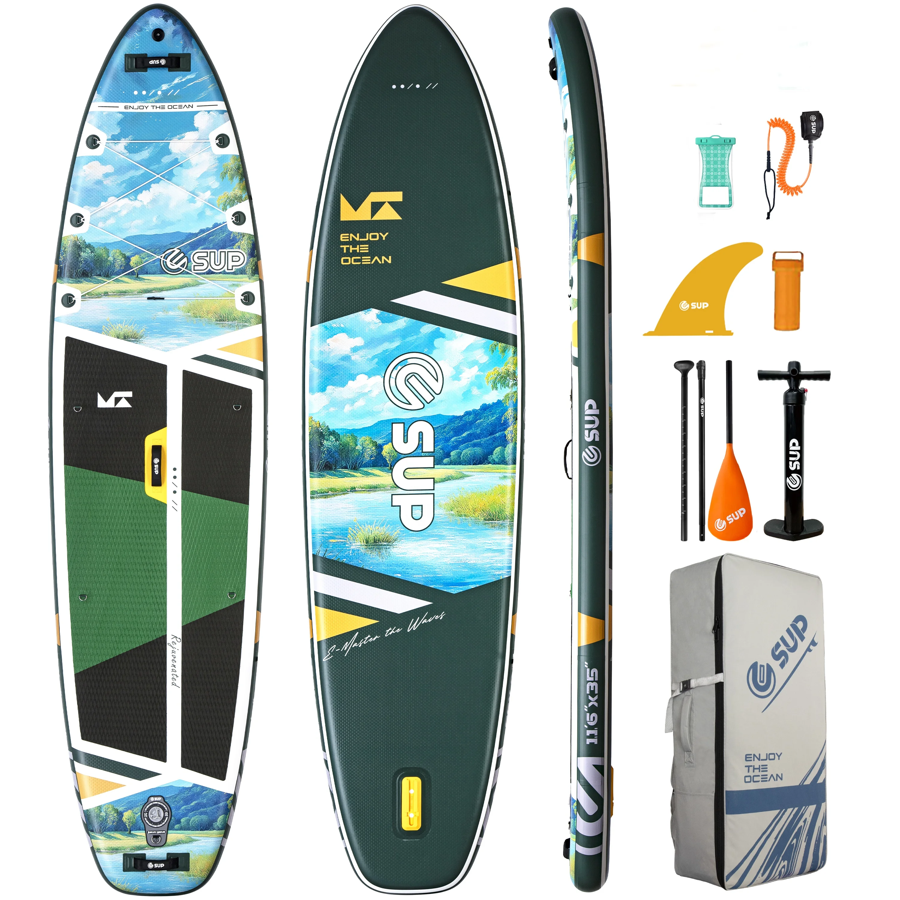 E SUP todo redondo nuevo diseño Surf Sup tabla de Paddle inflable Standup Paddle Surf Paddle Board