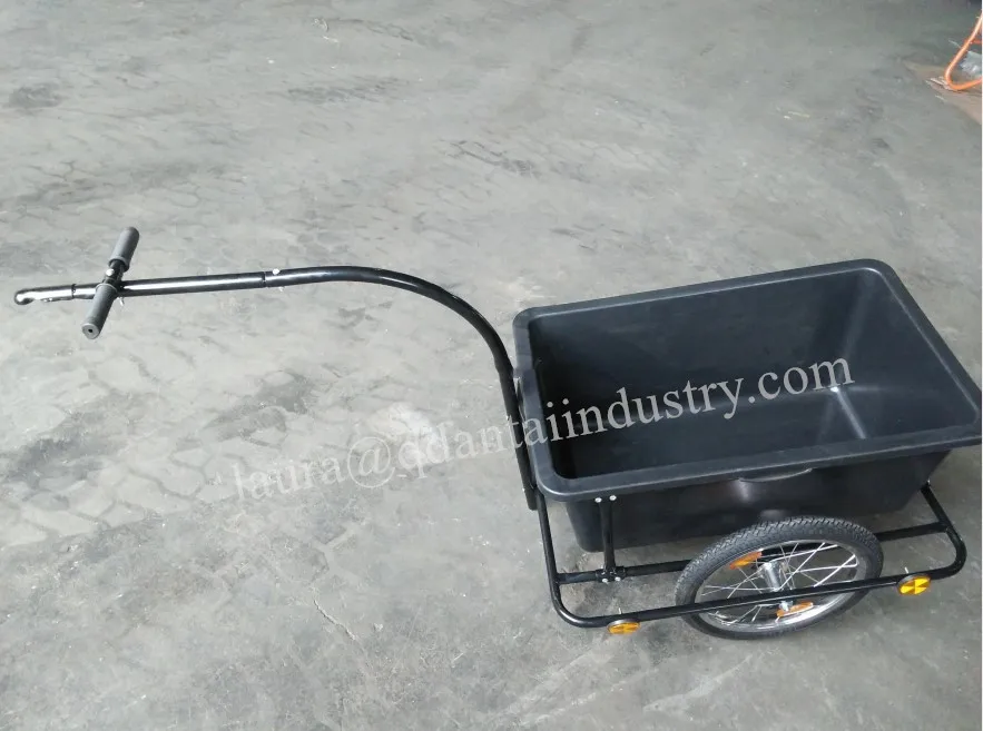 Remolque de carga de vagón de bicicleta cerrado